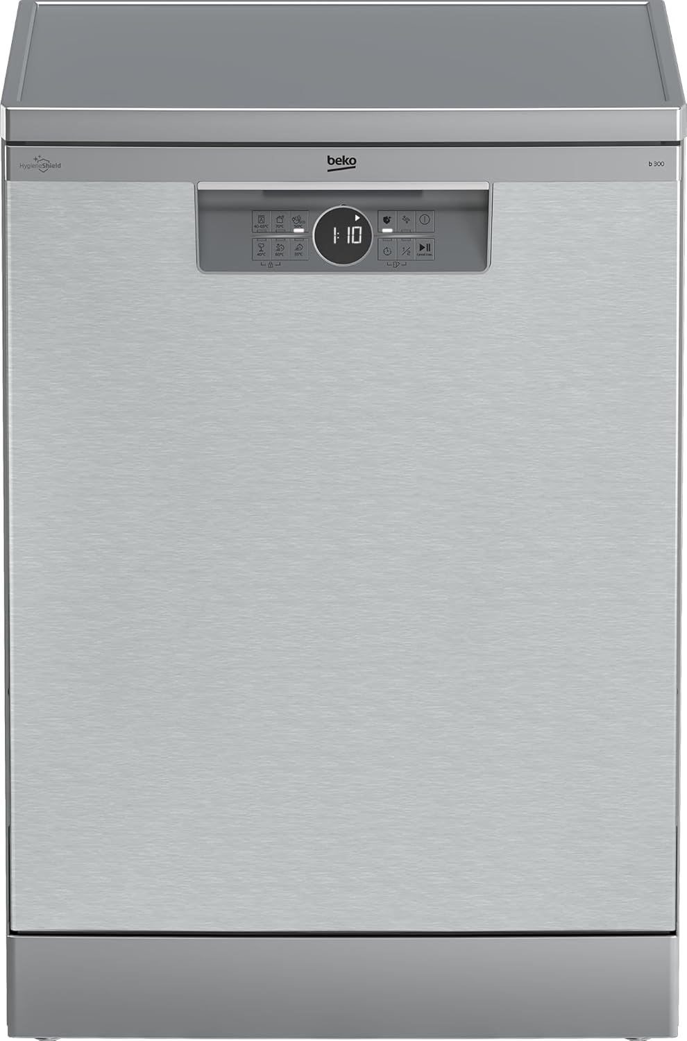 Beko - BDFN26430X - Dishwasher 14 Places, Class D, Direct Access Digit Display, Stainless Steel, Delay Start 0-24h, Automatic Door Opening, 47dBA