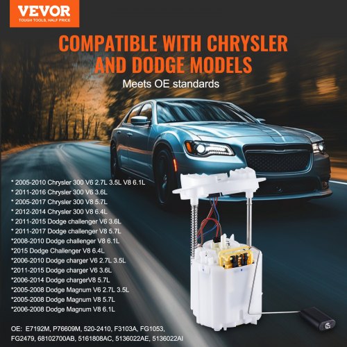 VEVOR Kraftstofffördereinheit Benzinpumpe Chrysler Dodge Challenger Charger