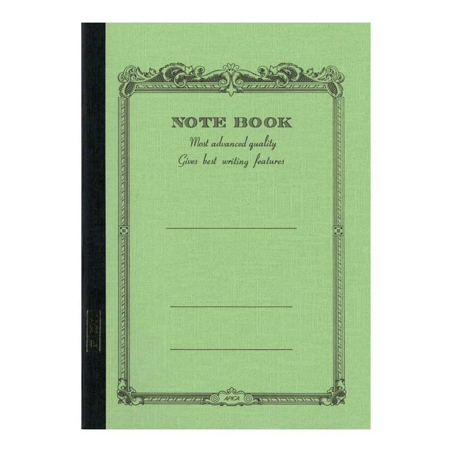 APICA C.D. NOTEBOOK LINED - SEMI B5 - GREEN