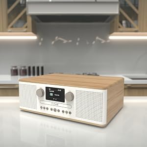 Pure Classic C-D6 si trova in una cucina bianca e moderna