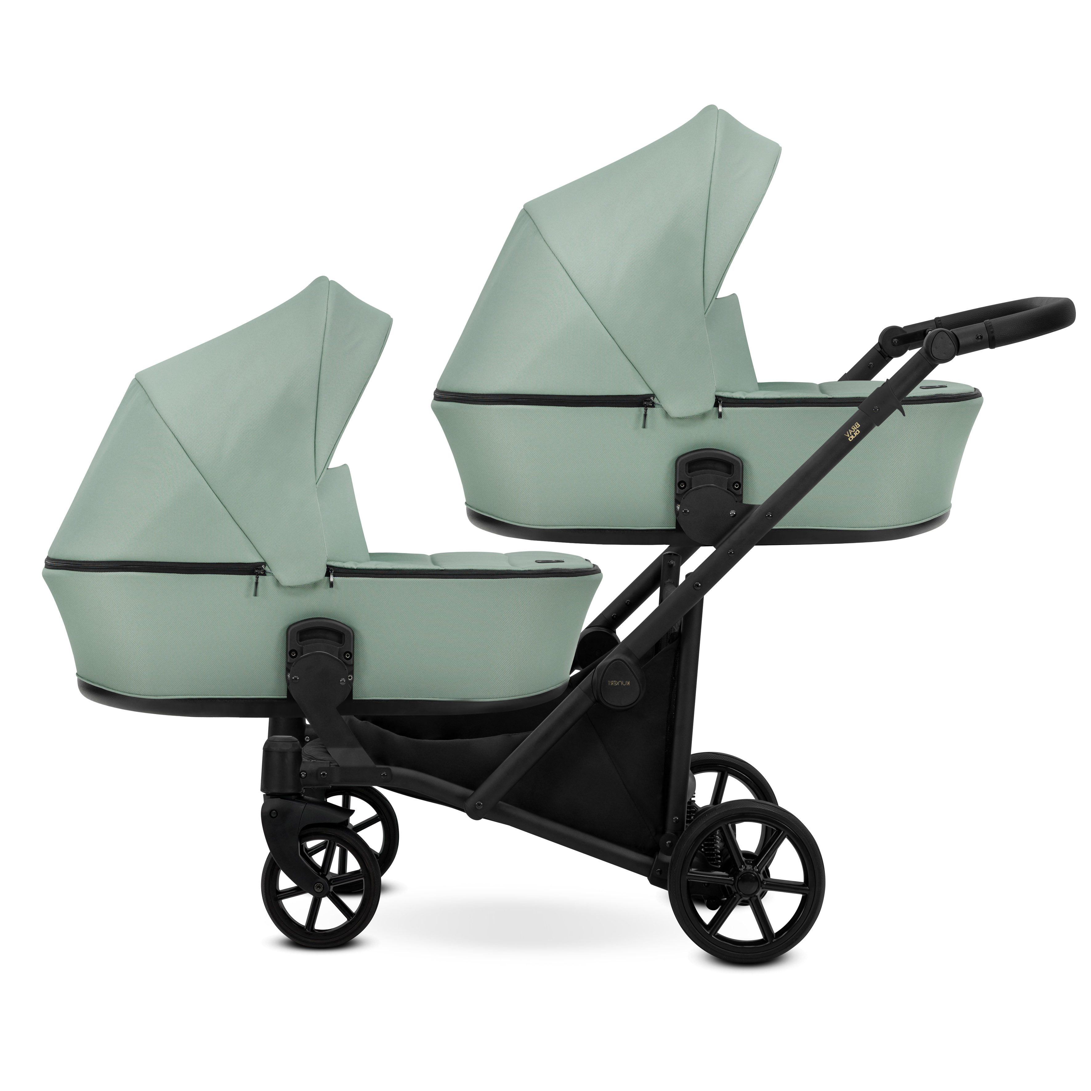 Zwillings-Kombikinderwagen Zipy Duo 2 in 1 inkl. Sportsitze und umfangreichen Zubehör in 6 Farben