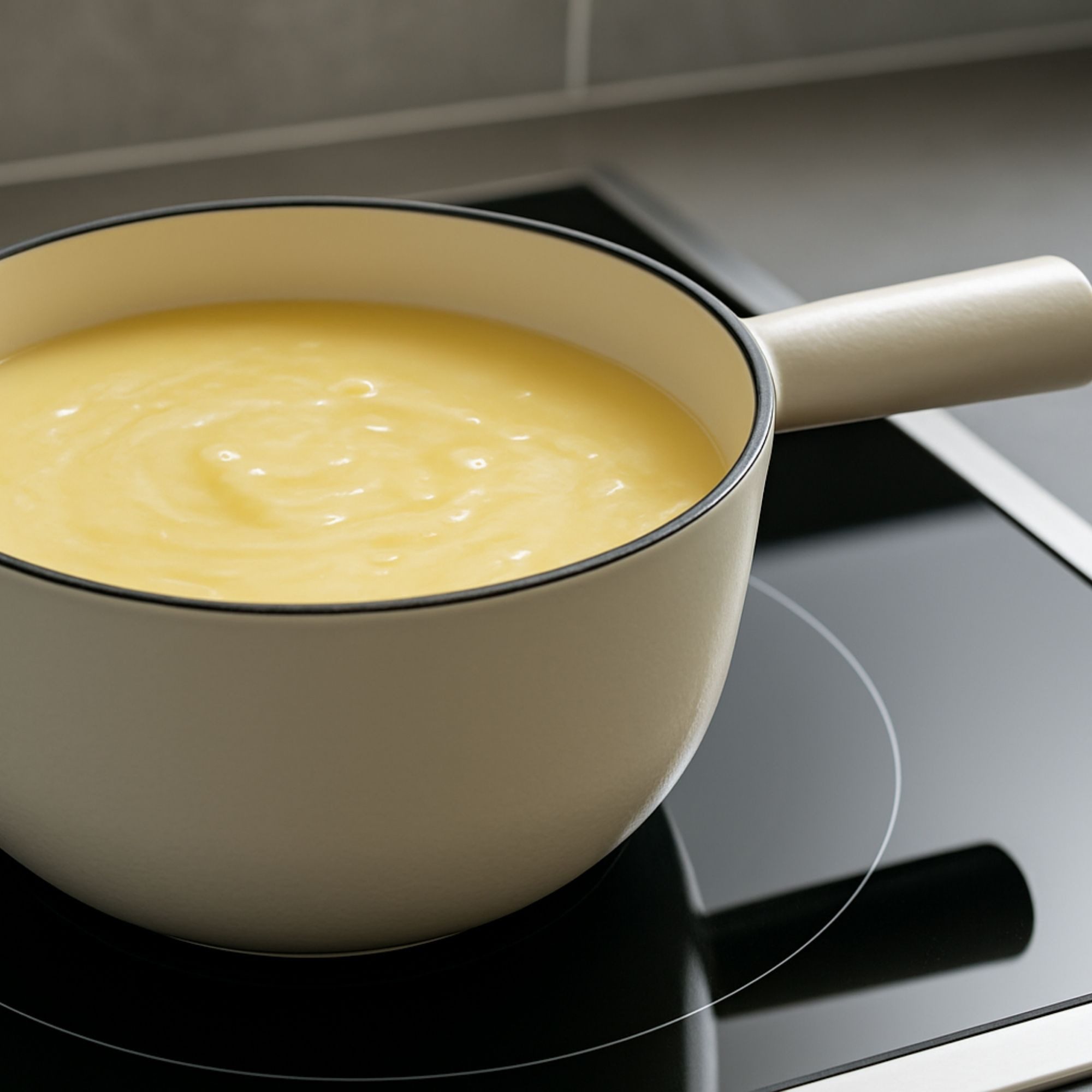 Fondue osoltus Fondue Käsefondue Fleischfondue Ersatz-Topf Emaille Weiß