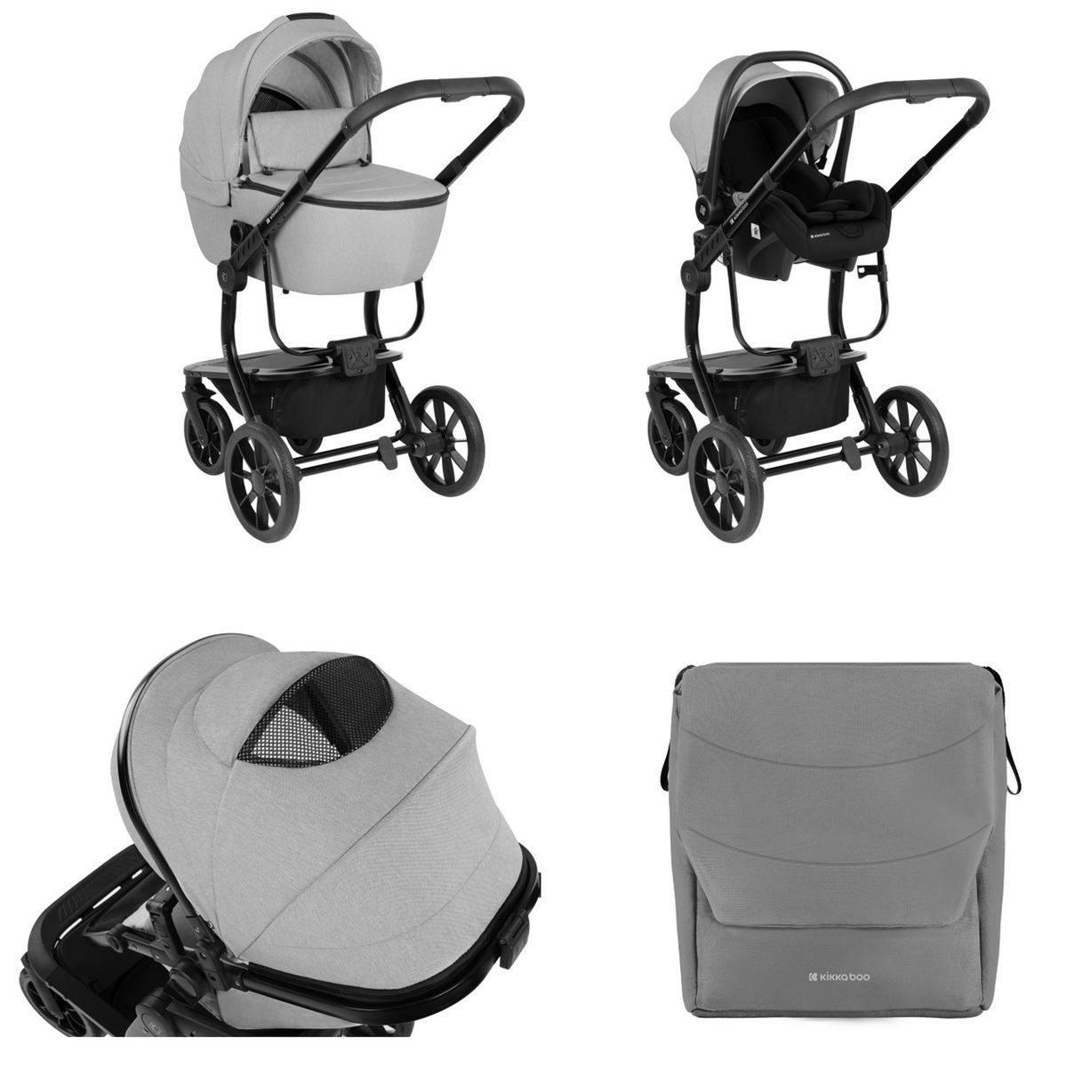 Kombi-Kinderwagen Kombikinderwagen Irene 3 in 1