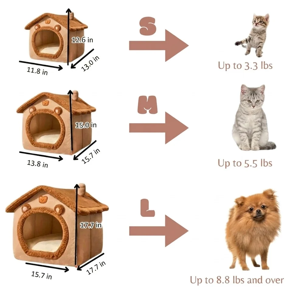 Plush Cat Cave Bed �C Enclosed Design for Stress Relief & Cozy Rest