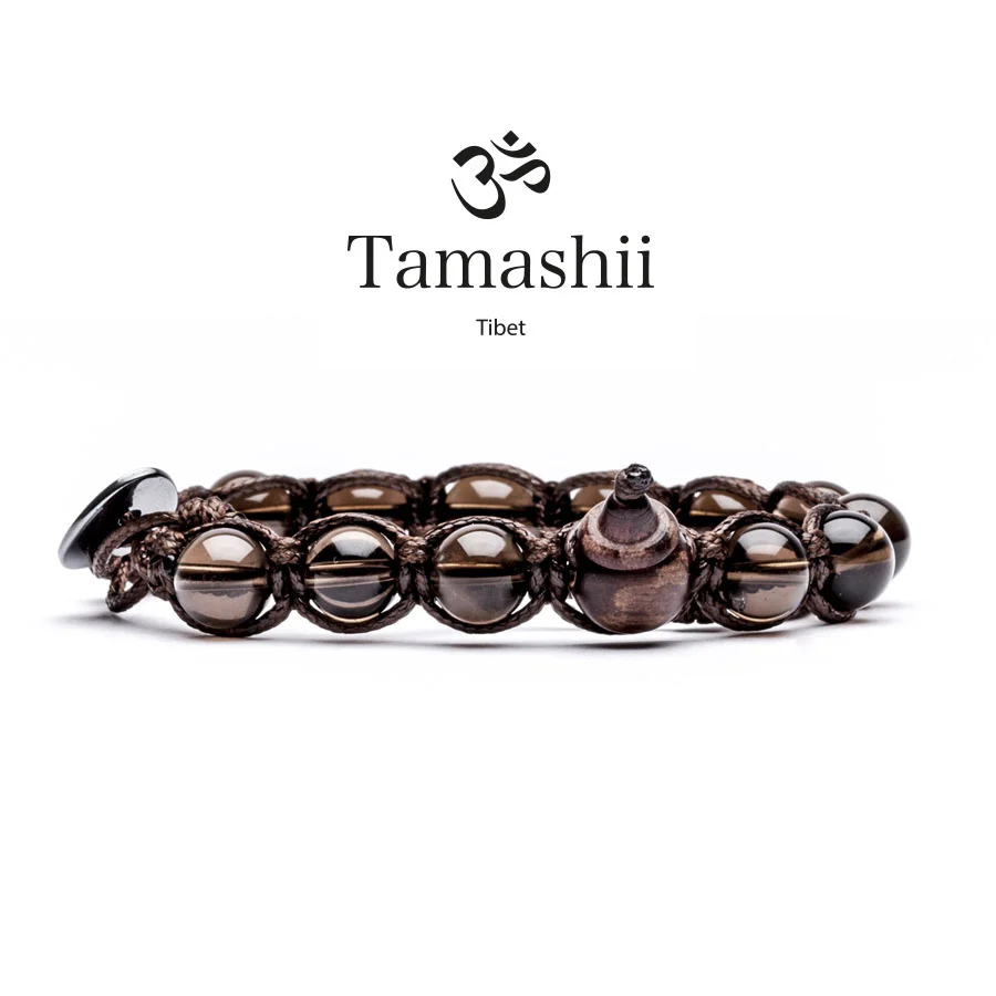 Bracciale Tamashii a un giro in quarzo fum�� da 8mm BHS900-20