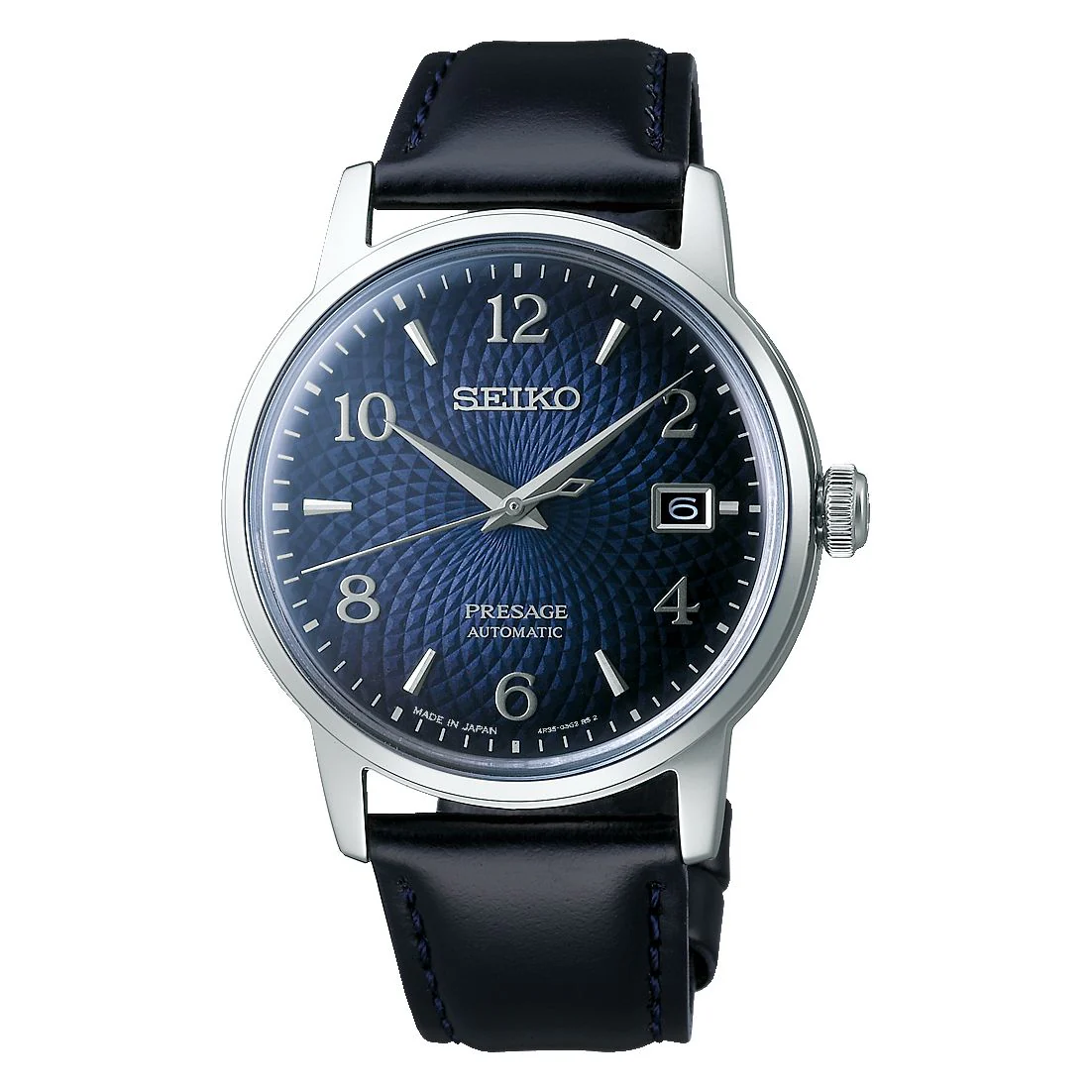 Orologio Seiko Presage SRPE43J1 linea Cocktail quadrante blu.