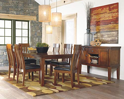 Ashley Furniture Signature Design   Ralene Upholstered Dining Side Chair   Rake Back Style   Set of 2   Medium Brown : Amazon.it: Casa e cucina