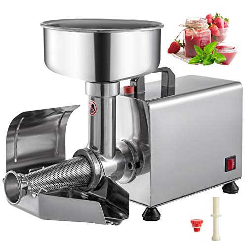 VBENLEM 110V Electric Tomato Strainer 370W Commercial Grade Tomato Milling Machine Stainless Steel Tomato Press and Strainer 90 160 Kg/H Pure Copper Motor Food Strainer and Sauce Maker: Home & Kitchen