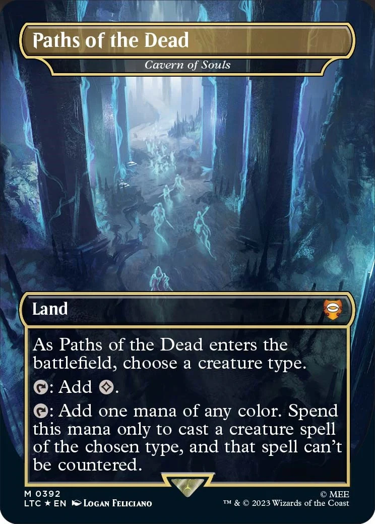 Paths of the Dead - Cavern of Souls (Surge Foil) (392) (LTC)