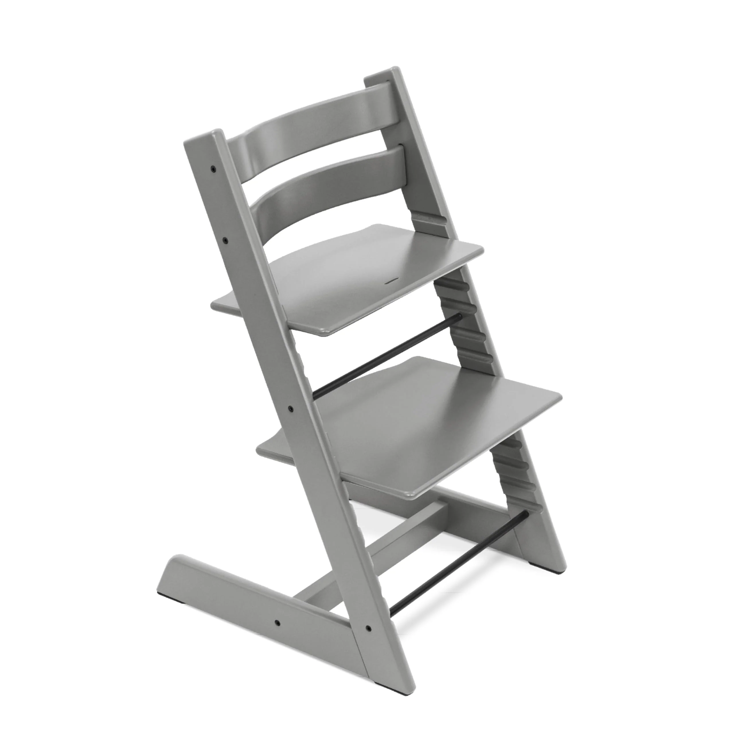 Stokke Tripp Trapp® Hochstuhl aus Holz, mitwachsender Kinderstuhl mit verstellbarer Sitz- und Fußplatte