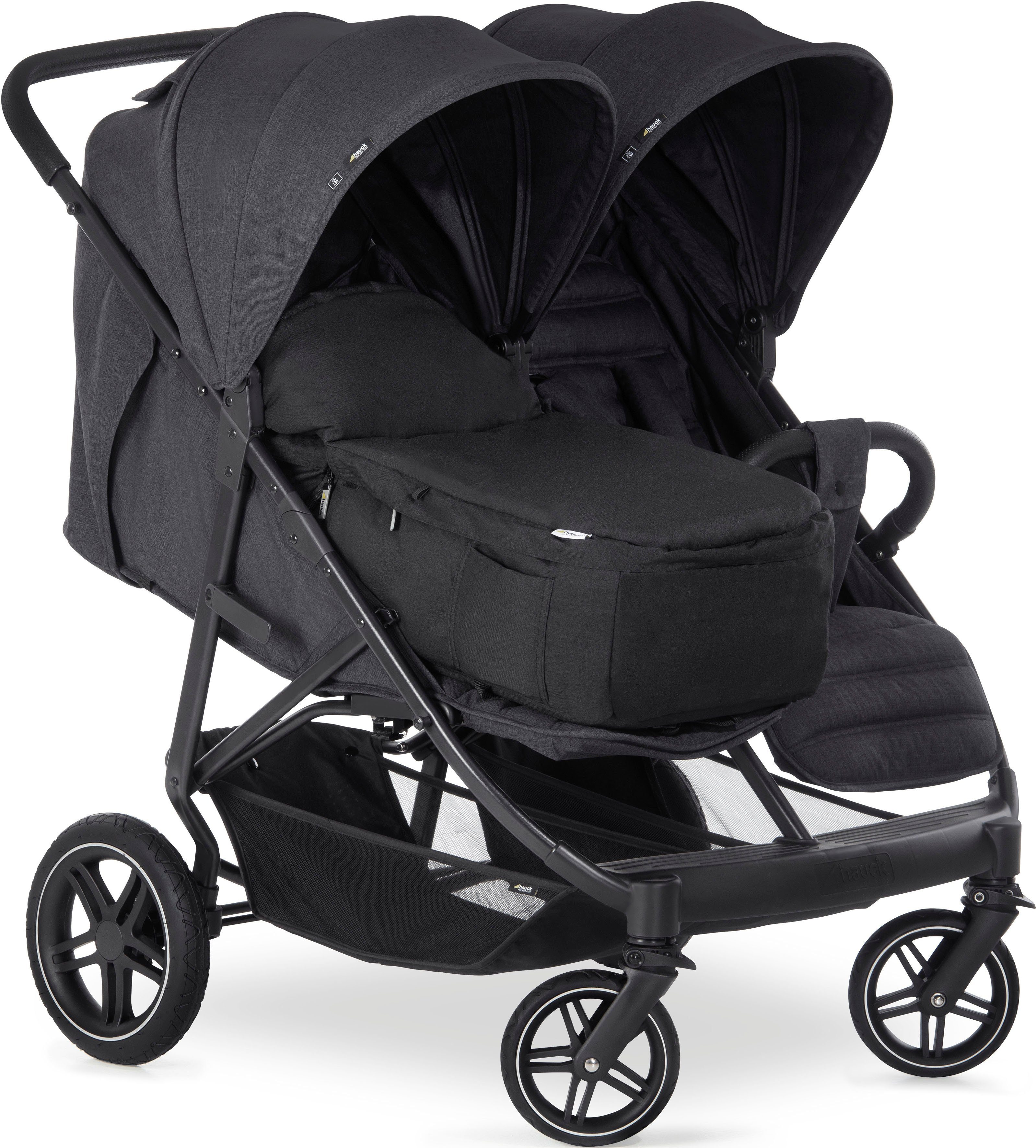 Geschwisterwagen Uptown Duo, black