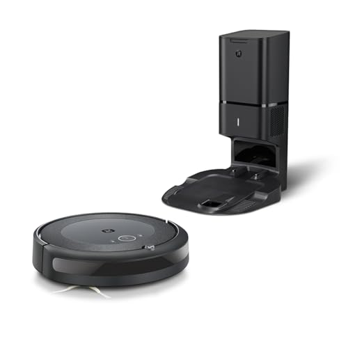iRobot Roomba i4  EVO Self Emptying Robot Vacuum   Empties Itself for up to 60 Days, Clean by Room with Smart Mapping, Compatible with Alexa, Ideal for Pet Hair, Carpets