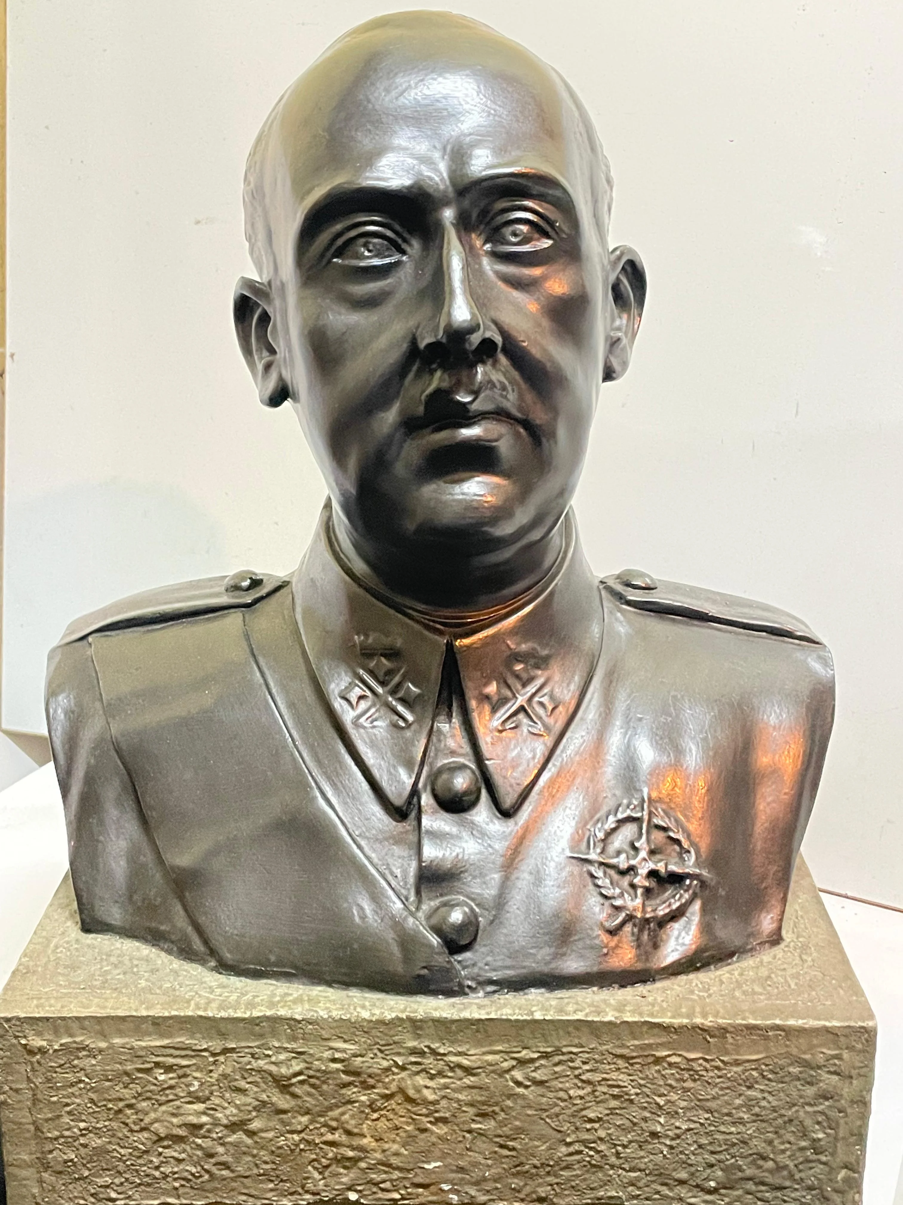 Gran busto Franco Uniforme Guerra civil espa?ola.