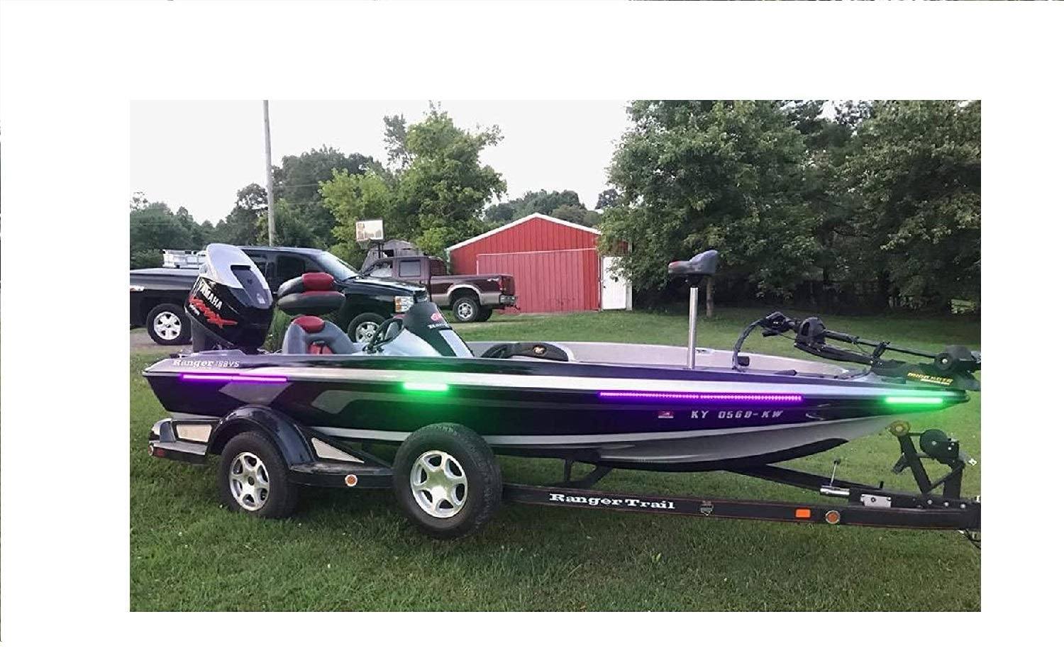 Pimp My Fishin Boat UV Bass Boat LED Light kit for Night Fishing