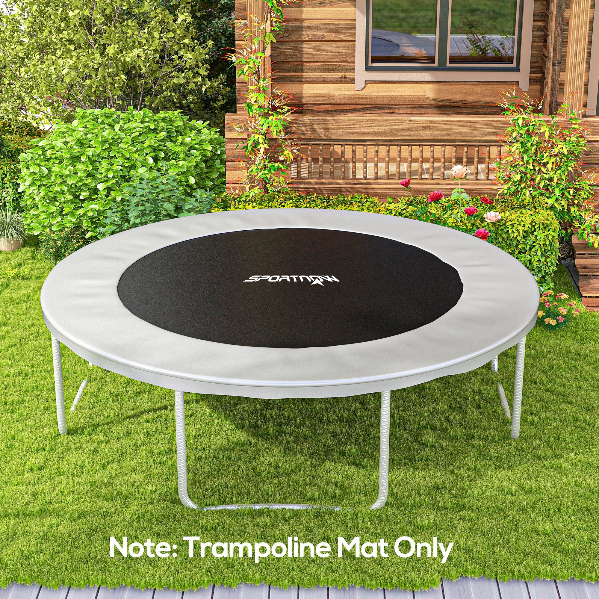 SPORTNOW Ersatz-Sprungtuch für Trampolin, Sprungtuch-Ersatz, kompatibel mit Trampolin Ø 3 m und 14 cm Federn