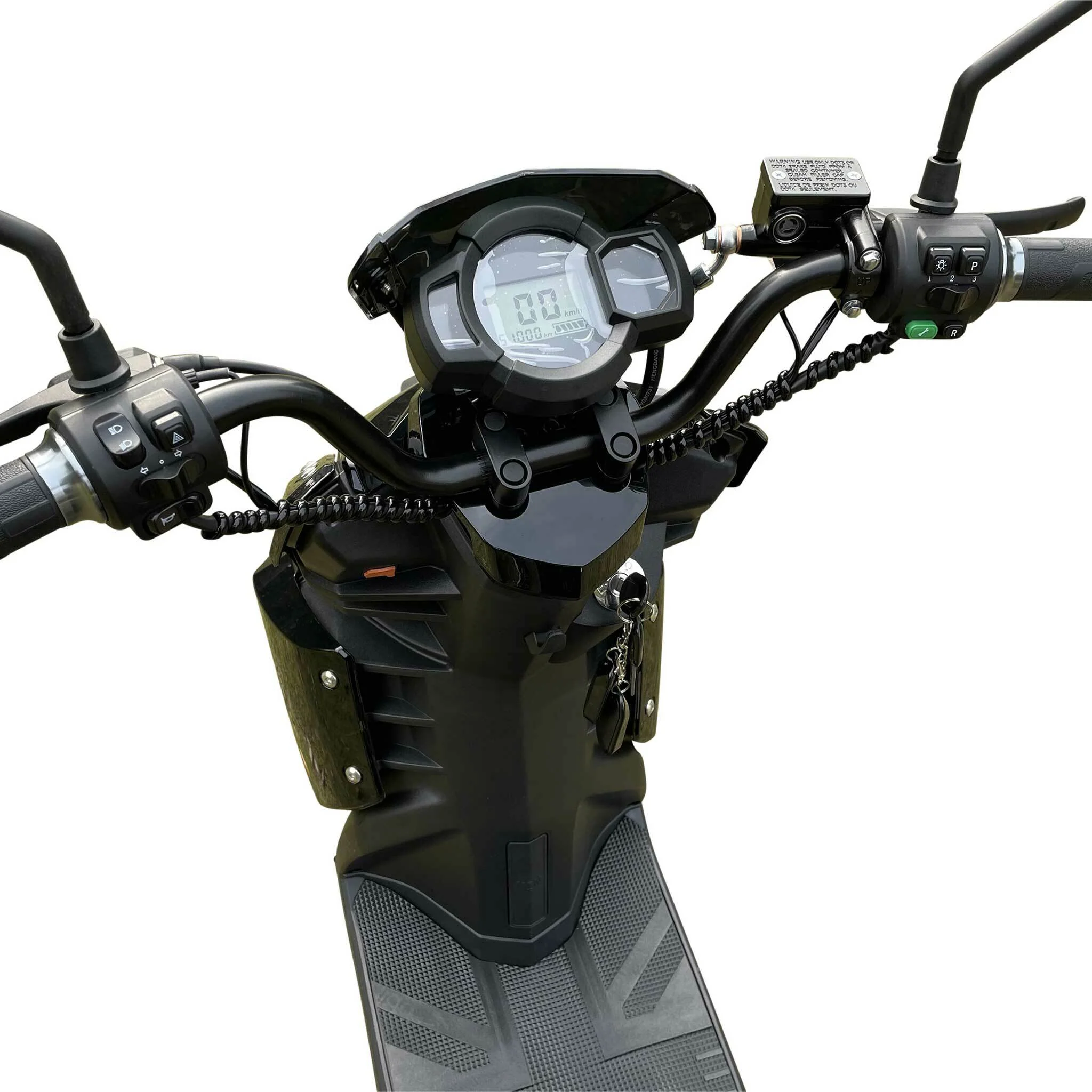 Swoop Elegante E-Scooter Elektroroller Schwarz 1000W