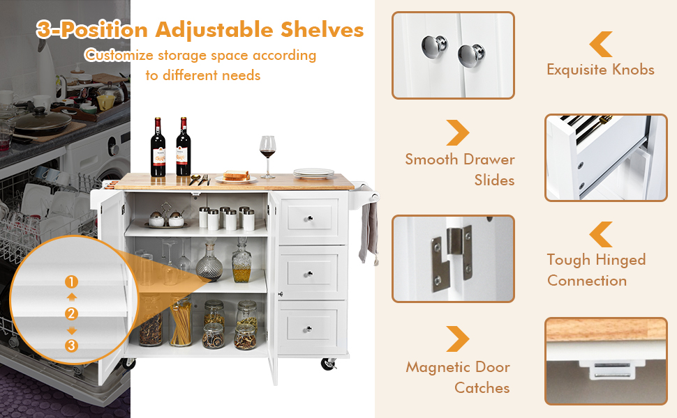 kitchen trolley cart