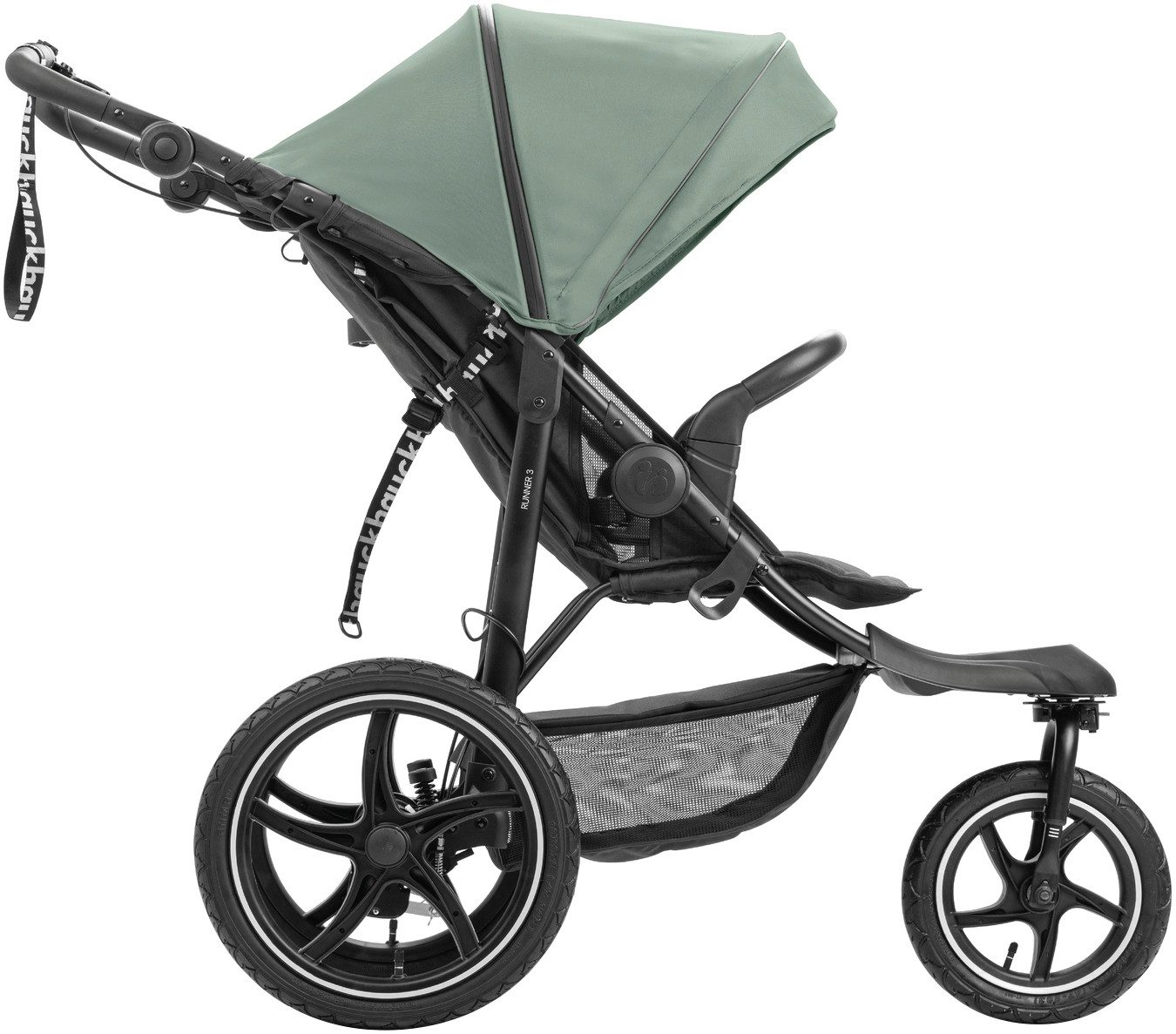 Dreirad-Kinderwagen Runner 3, Jungle Green