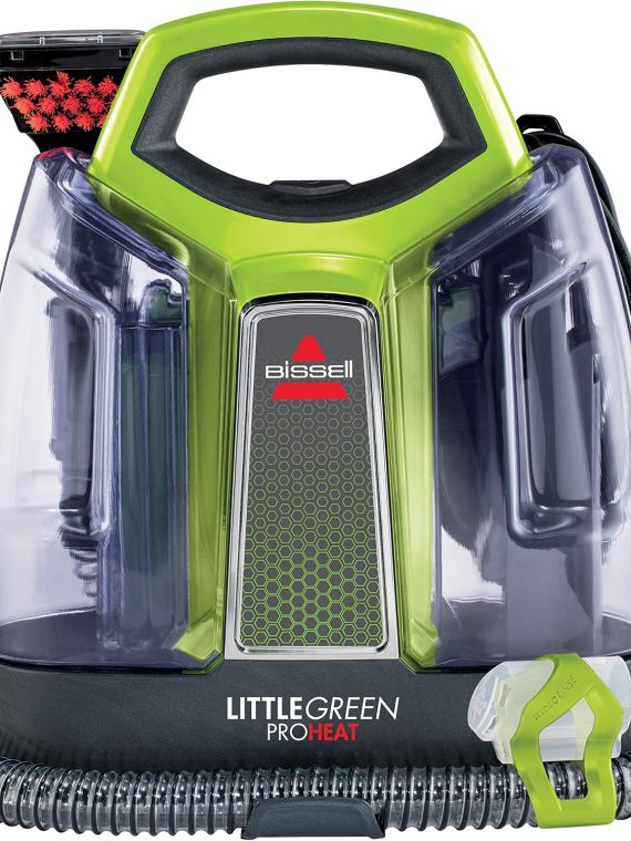 2025 BISSELL Little Green Proheat Pulitore profondo portatile/smacchiatore e cura auto/veicolo con strumento autopulente HydroRinse per tappeti e rivestimenti 2513E