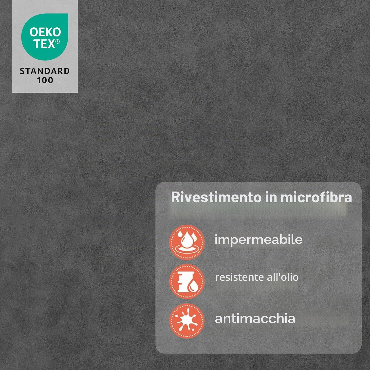 MCombo M Poltrona TV 2 posti elettrica, regolabile in posizione zero-gravity 155°, con tavolino laterale nascosto, funzione relax e cuscino in schiuma piena 35D, 7719M1 (Grigio Scuro)