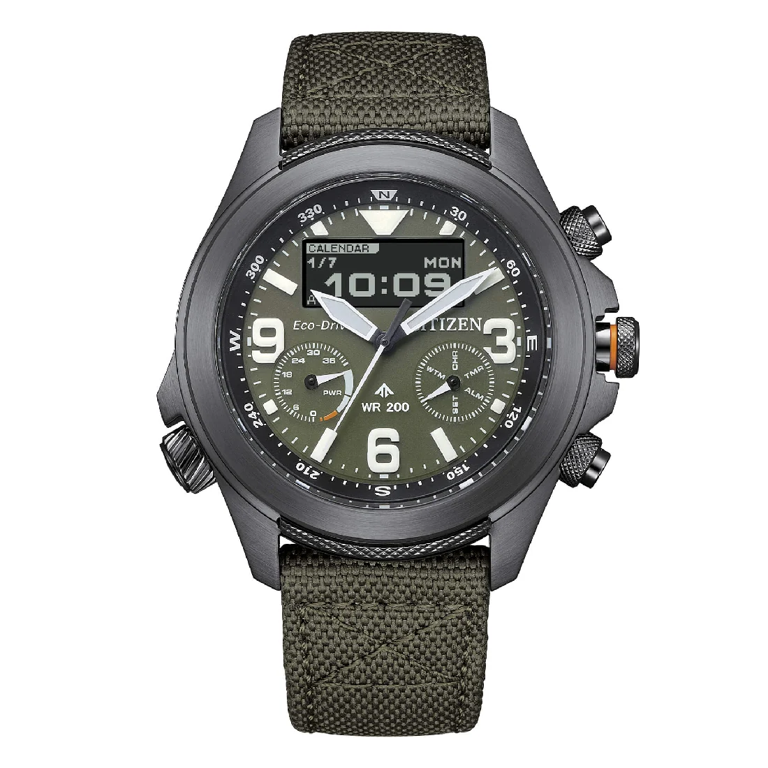 Orologio Citizen JV1005-02W Promaster Terra ibrido verde canvas