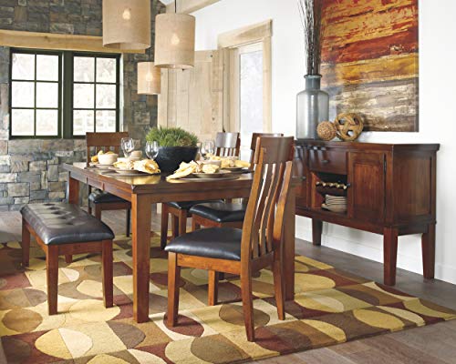 Ashley Furniture Signature Design   Ralene Upholstered Dining Side Chair   Rake Back Style   Set of 2   Medium Brown : Amazon.it: Casa e cucina