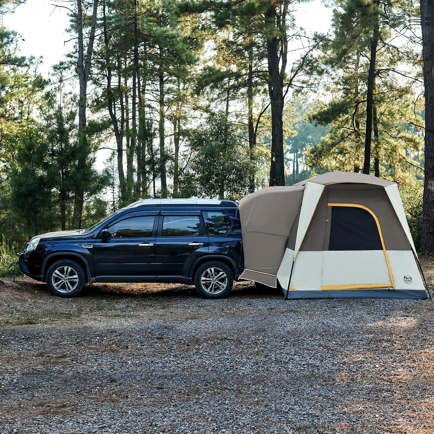 5 Person SUV Tent Weather Resistant Portable for Car SUV Van Camping