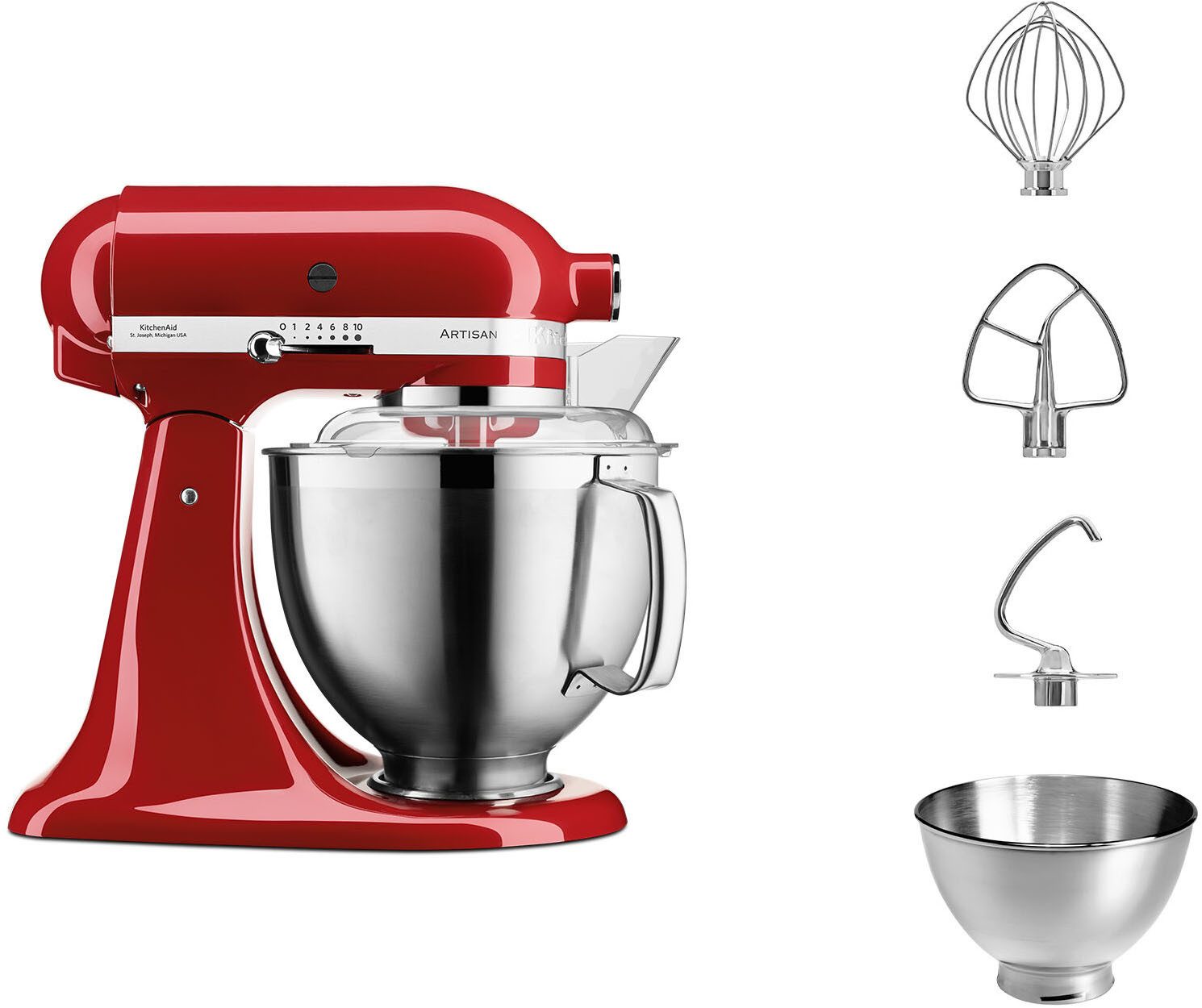 Küchenmaschine 5KSM185PSEER Empire Red