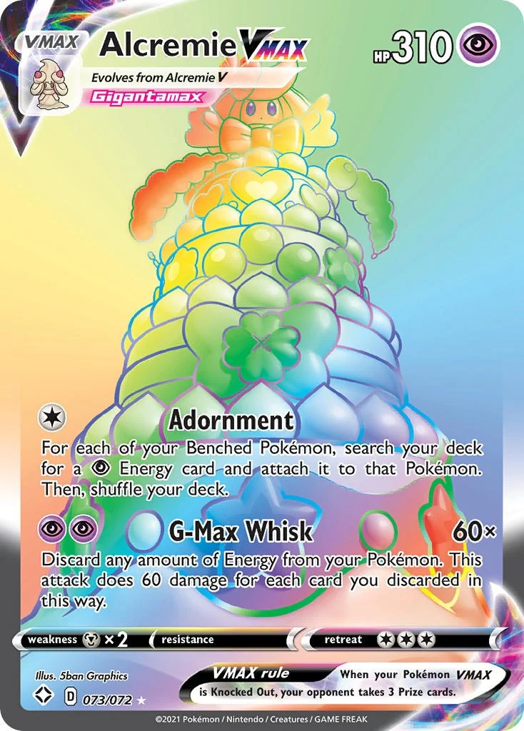 Alcremie VMAX (Secret) (073/072) (Shining Fates)