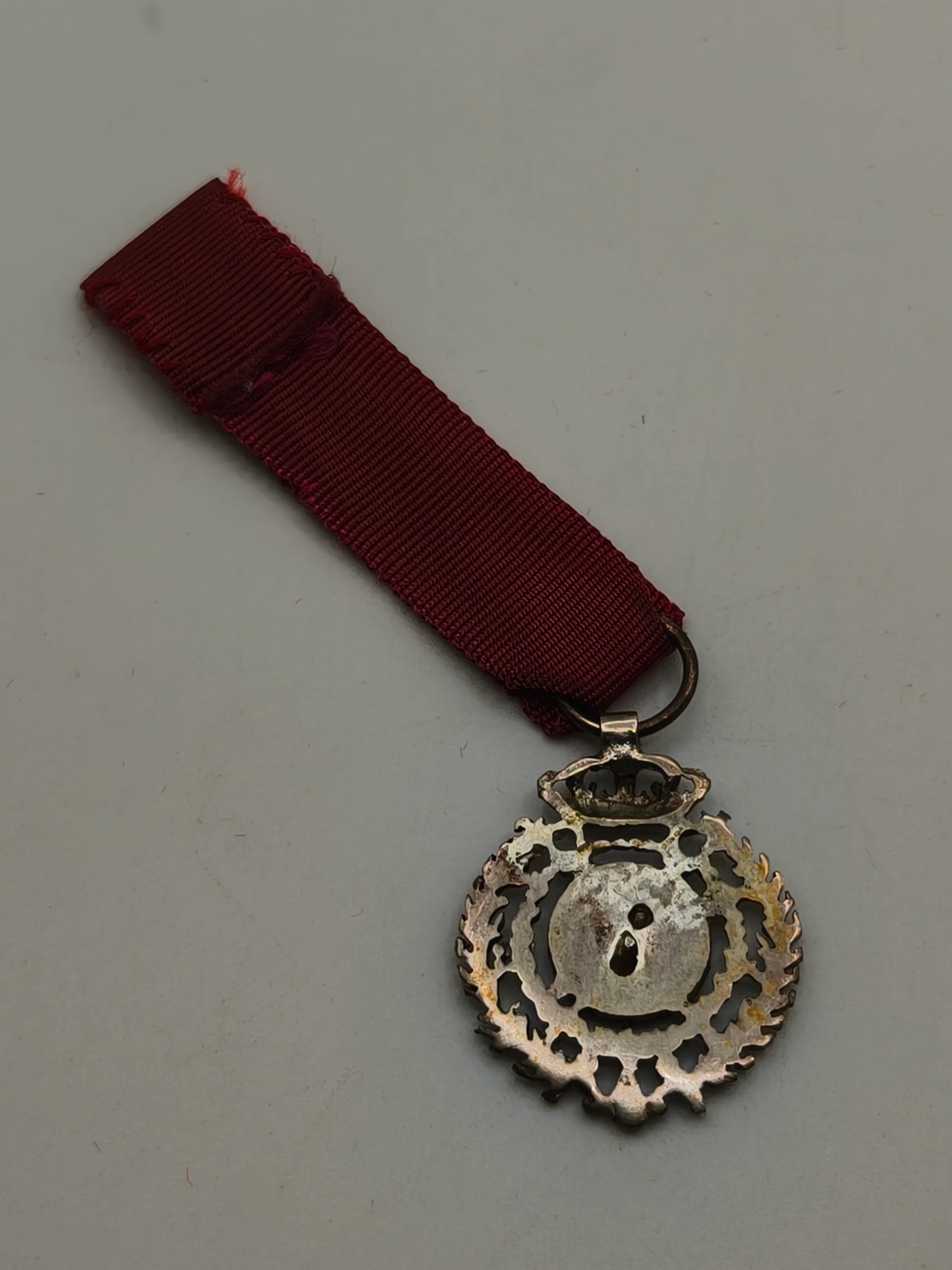 Medalla miniatura orden de Bellas artes. ��poca Franco Espa?a