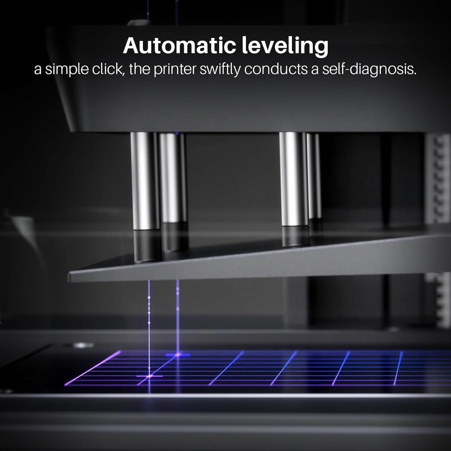 ELEGOO Mars 5 Ultra 9K Stampante 3D Resina,150 mm/h di Stampa ad Alta Velocità, Livellamento Automatico Intelligente, Rilevamento Intelligente, Trasferimento WiFi, 153,36 x 77,76 x 165 mm³