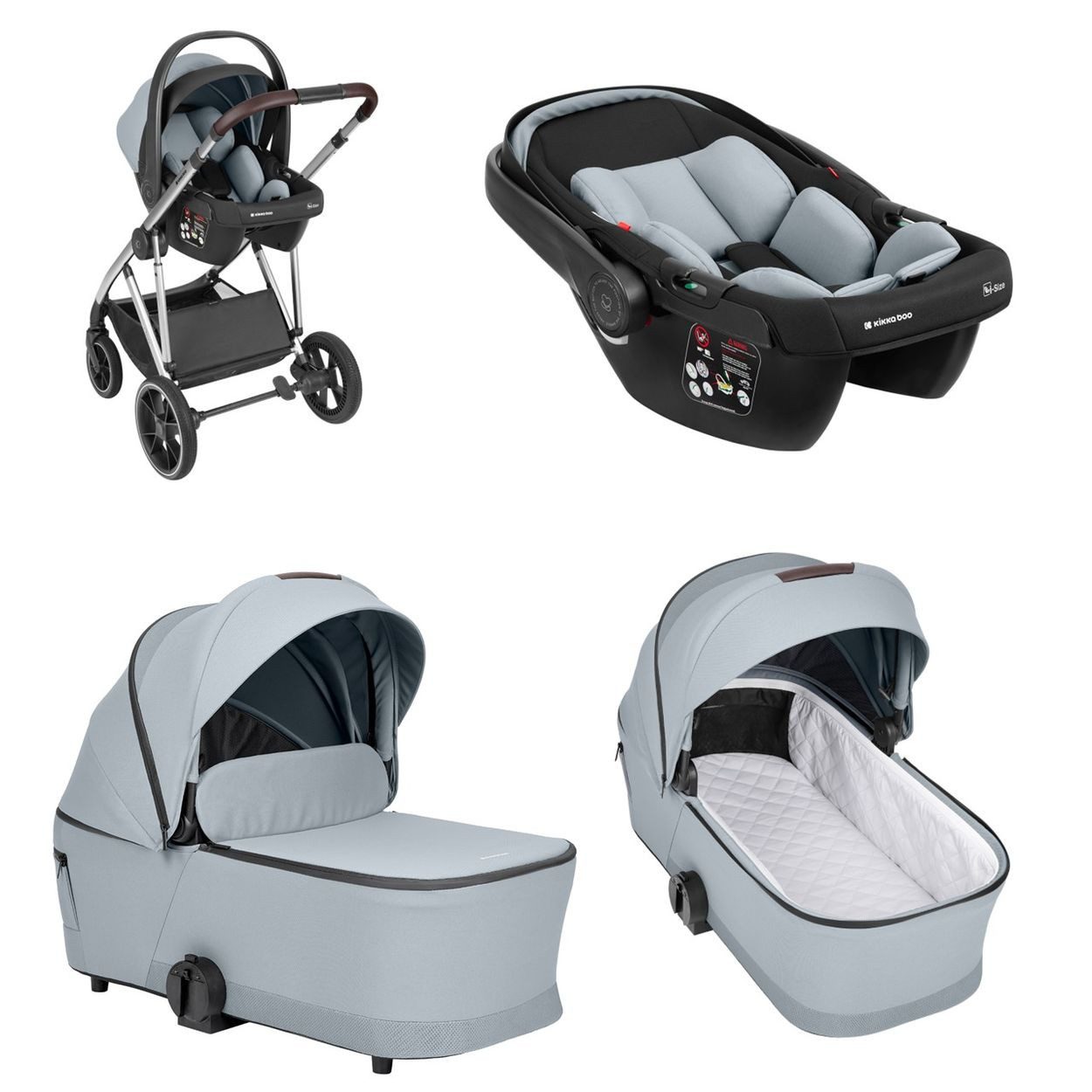 Kombi-Kinderwagen Kombikinderwagen Chiara 3 in 1