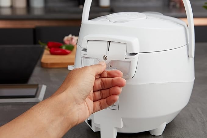 Yum Asia Panda Mini Cuociriso con Ciotola in Ceramica Ninja e Advanced Fuzzy Logic (3,5 tazze, 0,63 litri) 4 Funzioni di Cottura del Riso, 4 Funzioni Multicooker, Display LED, 220-240V