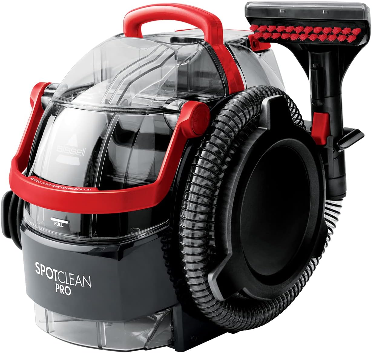 BISSELL SpotClean Pro - Pulitore Portatile per Tappezzeria - Rimuove Cadute e Macchie - Pulisce Tappeti, Scale, Tappezzerie, Sedili Auto e Altro- 750W - 82dB - 1558N