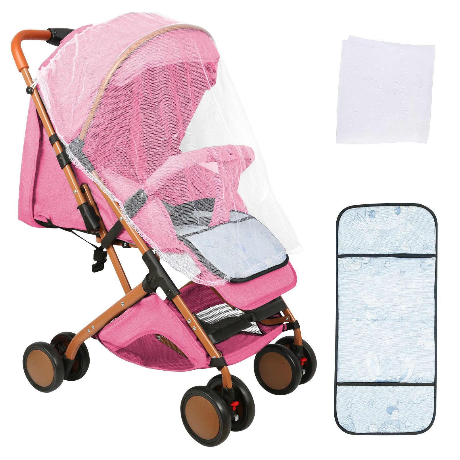 Kinder-Buggy Baby Kinderwagen, Kompakter Buggy, 0–4 Jahre