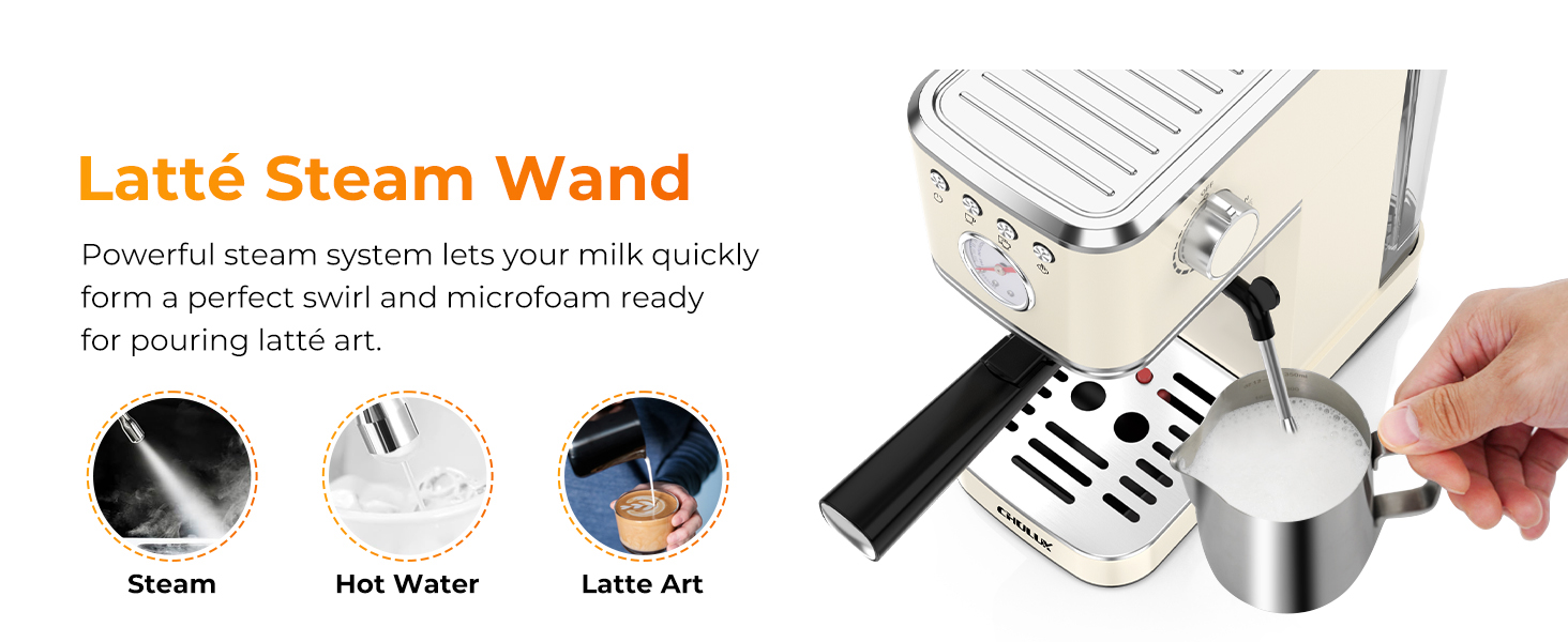 Latté Steam Wand