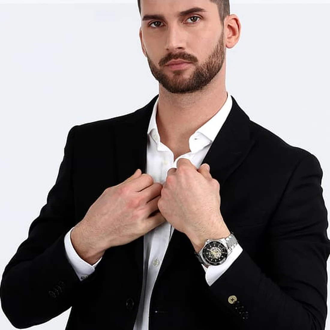 Orologio Maserati Sfida quadrante nero Skeleton R8823140014