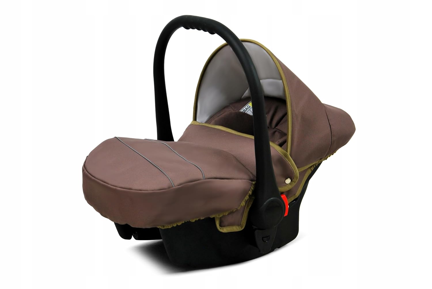 BabyLux® Bambimo Kinderwagen Set 2 in 1 - Rosso - incl. Babywanne, Buggy Sportsitz - Kinderwagenset - Kombikinderwagen mit Wickeltasche, Regenschutz, Moskitonetz, Cupholder usw.