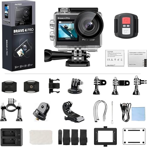 AKASO impermeabile Fotocamera Grandangolare Stabilizzazione