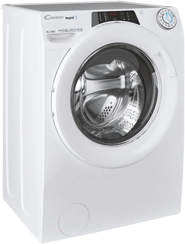 Candy RO 14104DWMT/1-S - Lavatrice 10 Kg, Classe A, 1400 Giri, 65x60x89 cm