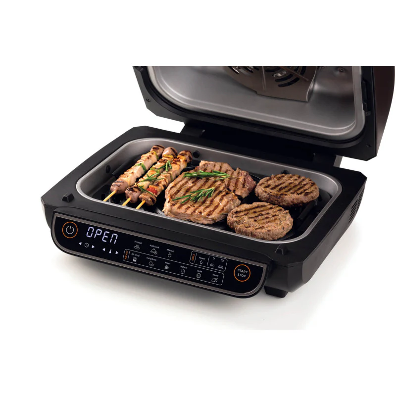 Friggitrice ad aria e Griglia 1700W - 8L - 8 funzioni di cottura - Nero