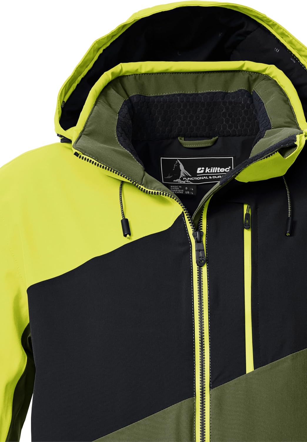 Killtec Herren Ksw 32 Mn Ski Jckt Outdoorjacke/Funktionsjacke mit abzipbarer Kapuze und Schneefang