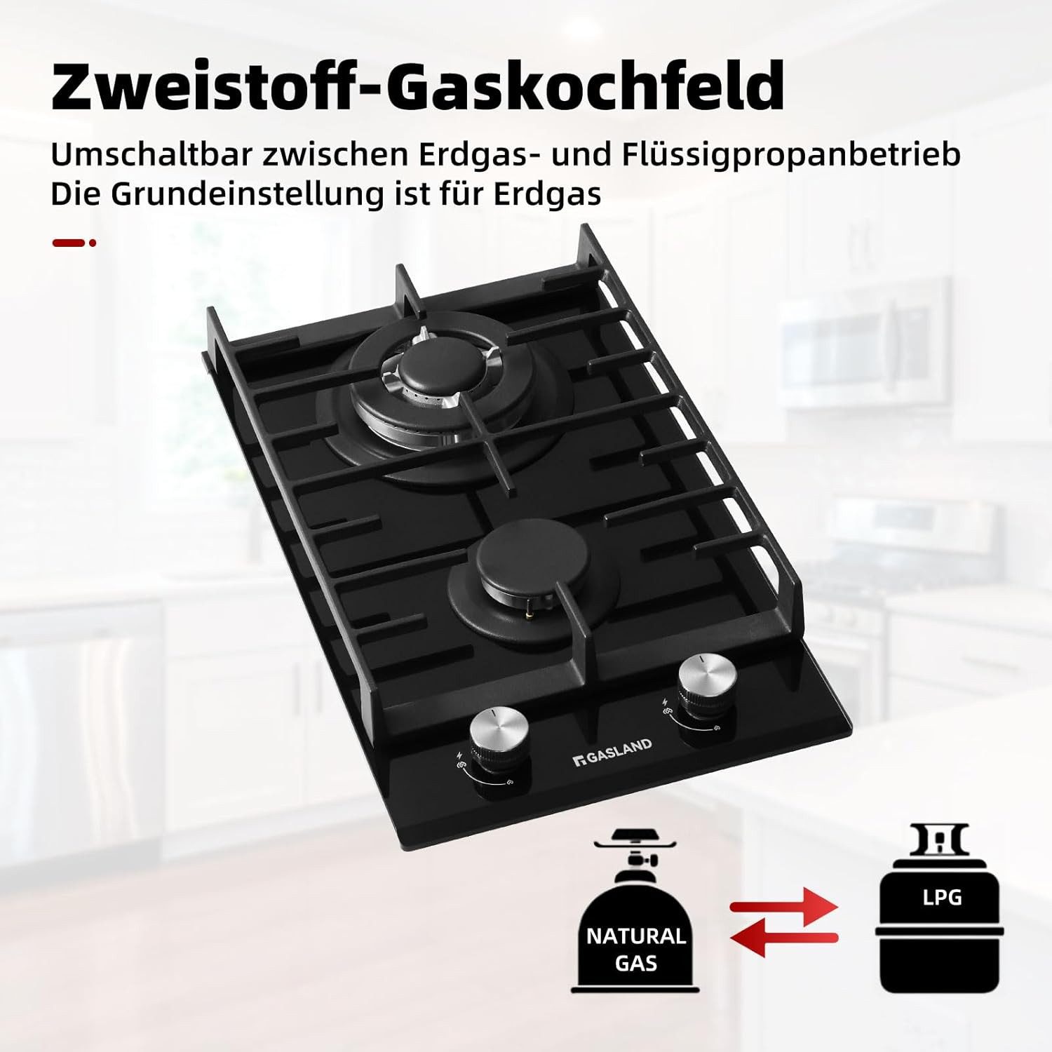 Gas-Kochfeld GH2302BG1FC