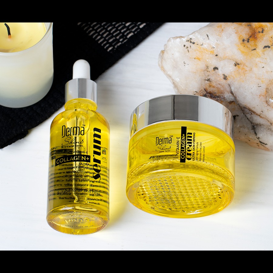 Derma Shine Vitamin E (Duo) Collagen+ Cream and Serum