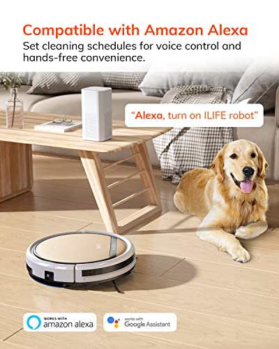ILIFE V5s Plus Robot Vacuum and Mop Combo, Works with 2.4G WiFi, Alexa/App/Remote Control, Automatic Self Charging Robotic Vacuum Cleaner, for Pet Hair, Hard Floor, Low Carpet (V5s Pro Upgraded) : Industrial & Scientific