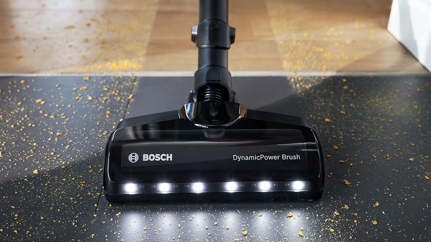 Bosch Staubsauger Unlimited 7, Akku 3,0 Ah, Flexibles Schlauch, geringes Gewicht, Zubehör, LED-Beleuchtung, weiß, BBS711W, 0.3 liters, 82 Dezibel