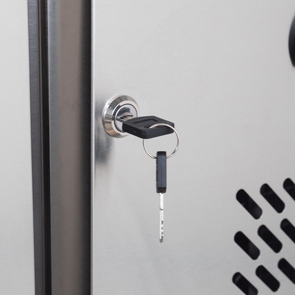 Dönergrill Kühltisch Edelstahl GN 1/1 mit 3 Türen