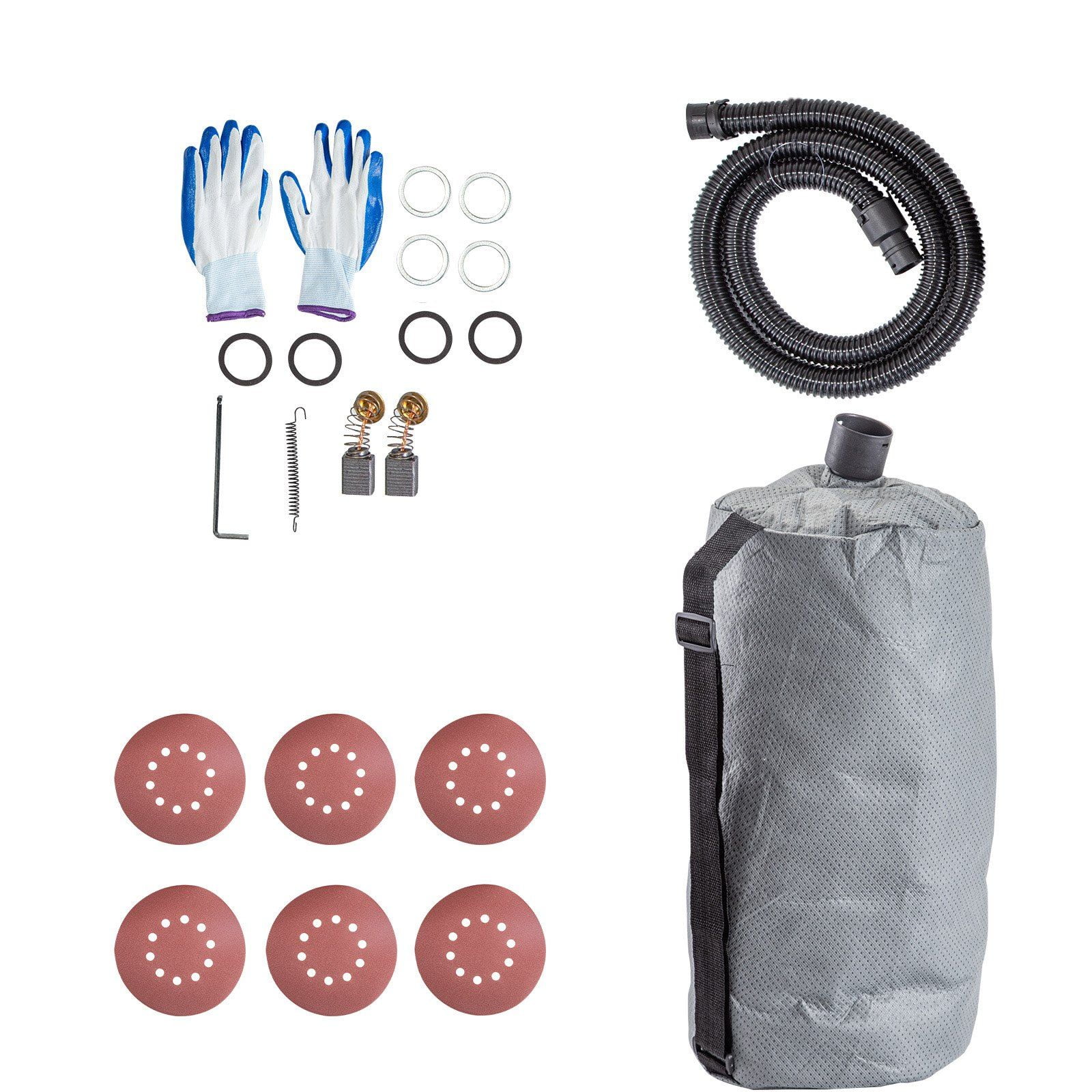 Drywall Sander 850W, Electric Drywall Sander, Electric Sander, with LED Strip Light and Vacuum Bag, Variable Speed 800-1750 RPM, Foldable Sheetrock Sander, with Telescope Handle, Wall Sander