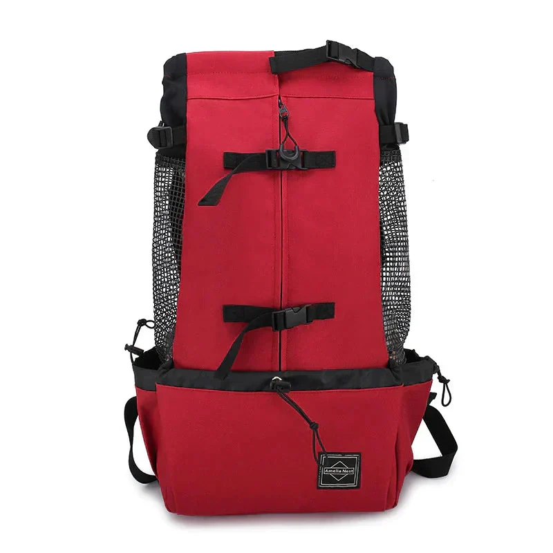 Dog Backpack Carrier �C Ergonomic & Breathable with Built-In Safety Harness