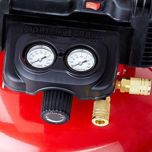 2024 PORTER-CABLE Air Compressor, 6-Gallon, Pancake, Oil-Free (C2002)